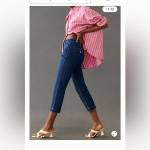 Maeve The Essential Slim High-Rise Straight Jeans 31